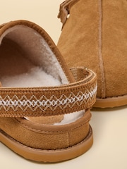 Joules Suede Faux Fur Lined Clogs - 7 paveikslėlis iš 7