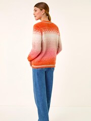 Roman Orange Ombre Tinsel Knit Jumper - Image 3 of 5