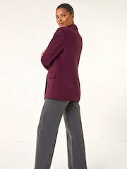 Roman Red Premium Stretch Ponte Blazer - Image 3 of 5