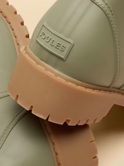 Joules Oakfield Khaki Green Neoprene Lined Ankle Wellies - Image 5 of 6