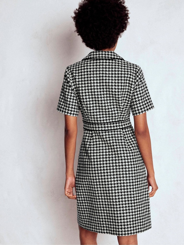 Boden Black Tall Eda Wool Shift Dress - Image 2 of 4