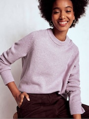 Boden Purple Tall Marion Merino Jumper - Image 1 of 6