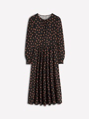 Boden Black Alexandra Jersey Midi Dress - Image 6 of 6