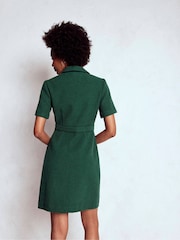 Boden Green Eda Cotton Shift Dress - Image 2 of 5