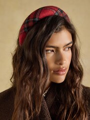 Joules Tessie Red Tweed Headband - Image 1 of 7