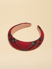 Joules Tessie Red Tweed Headband - Image 5 of 7