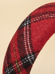 Joules Tessie Red Tweed Headband - Image 6 of 7
