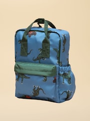 Joules Blue Boys' Dino Backpack - Image 1 of 5