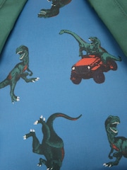 Joules Blue Boys' Dino Backpack - Image 5 of 5
