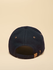 Joules Campbell Navy Fox Wool Baseball Cap - Image 5 of 6