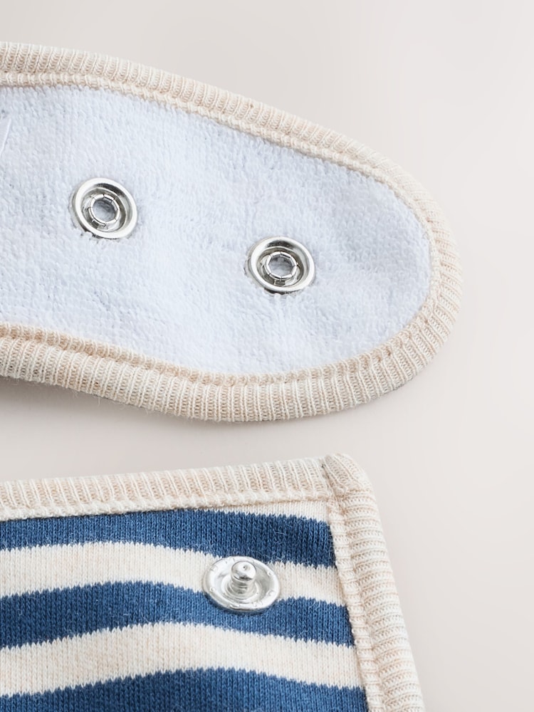 Blue Mummy and Daddy Baby Bibs 2 Pack - Image 6 of 6