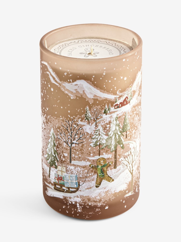 Gingerbread Natural Pillar Candle - Image 4 of 4 Gingerbread Natural Pillar Candle - Image 4 of 4