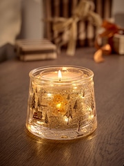 Gingerbread Natural 1 Wick Light Up Candle - Image 1 of 7