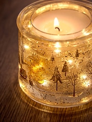 Gingerbread Natural 1 Wick Light Up Candle - Image 3 of 7