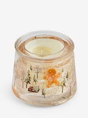 Gingerbread Natural 1 Wick Light Up Candle - Image 6 of 7