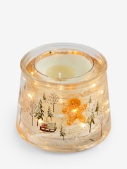 Gingerbread Natural 1 Wick Light Up Candle - Image 7 of 7
