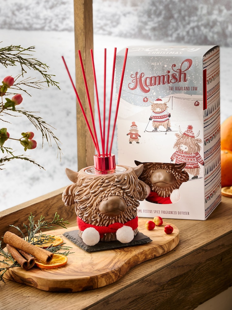 Hamish Festive Spice Red 100ml Reed Diffuser - Image 1 of 3