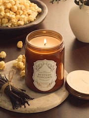 Buttery Popcorn Brown Jar Gourmand Candle - Image 1 of 3