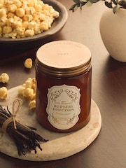 Buttery Popcorn Brown Jar Gourmand Candle - Image 2 of 3