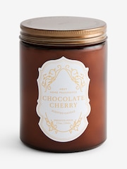 Chocolate Cherry Brown Jar Gourmand Candle - Image 2 of 2