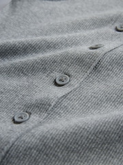 The Set 3 Pack Side Button Through Vests Grey Marl/Light Pink/Pastel Yellow - Image 6 of 6