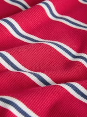 The Set 8 Pack Ribbed Short Sleeve T-Shirts Navy/Blue/Red/Light Green/White/Stripe - Image 11 of 11