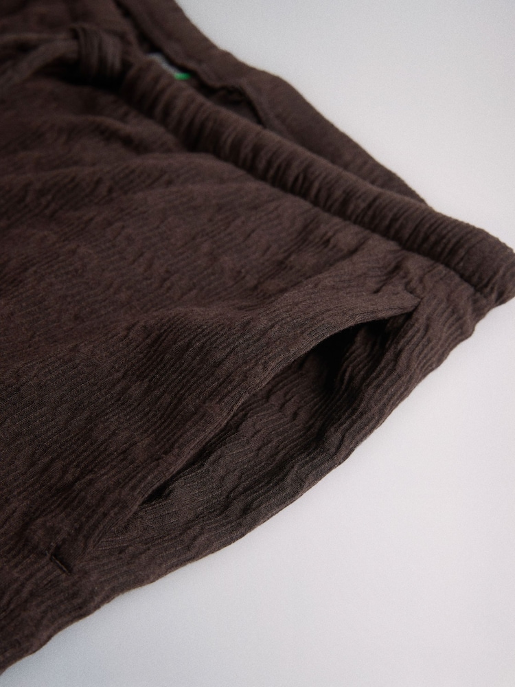 The Set 2 Pack Textured Cap Sleeve and Wide Leg Trousers Co-Ord Set - Image 6 of 6 The Set 2 Pack Textured Cap Sleeve and Wide Leg Trousers Co-Ord Set - Image 6 of 6