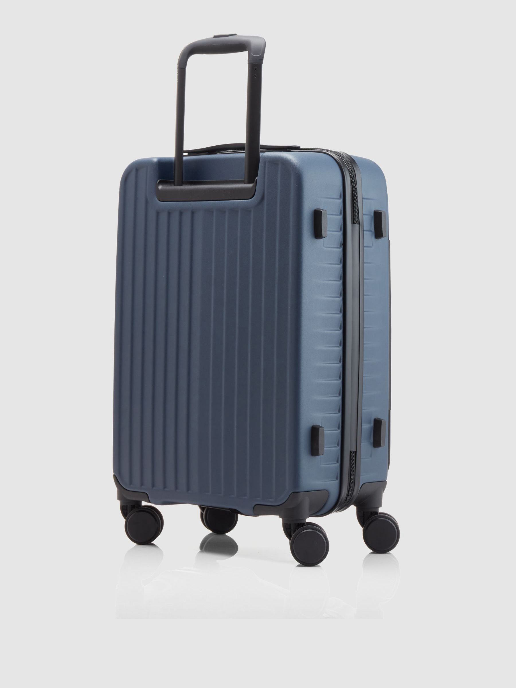 Buy Nere Blue Venture Dual Open Medium Luggage from Next USA