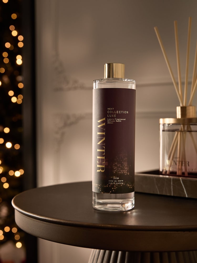 Collection Luxe Winter Pink Pepper & Cassis 200ml Reed Diffuser Refill - Image 1 of 4 Collection Luxe Winter Pink Pepper & Cassis 200ml Reed Diffuser Refill - Image 1 of 4