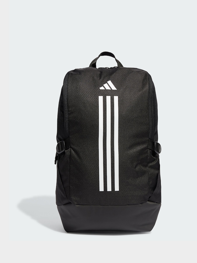 adidas Black Essentials 3 Stripes Backpack - Image 1 of 4