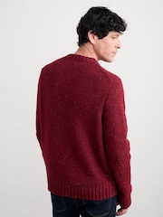 Seasalt Cornwall Red Mens Bizen Jumper - Image 2 of 5