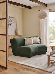 Soft Twill Forest Green Addison Modular Sofa Double Centre Piece - Image 1 of 10