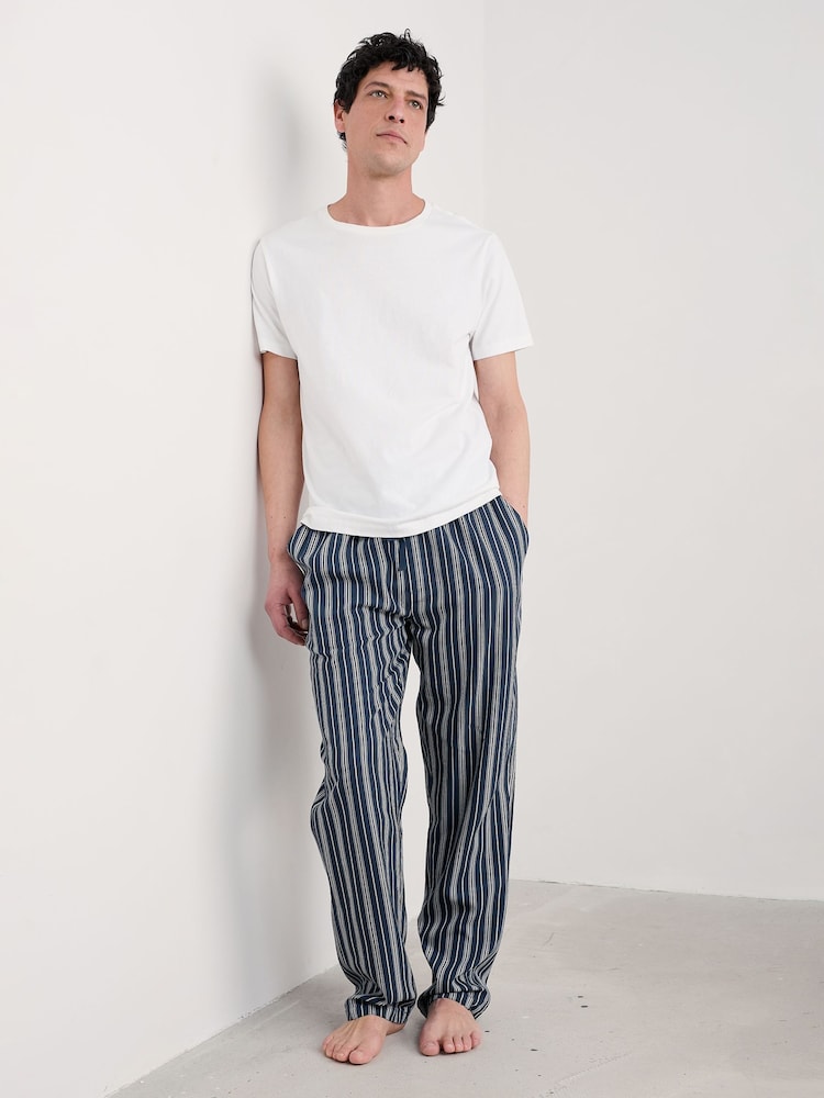Seasalt Cornwall Blue Shipping Lights Pyjama Trousers - Image 2 of 5
