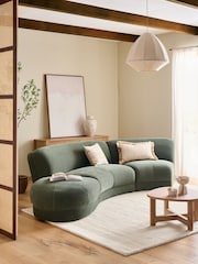 Soft Twill Forest Green Addison Modular Sofa Single Centre Piece - Image 2 of 10