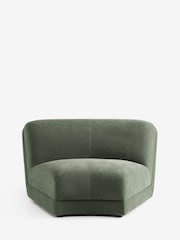 Soft Twill Forest Green Addison Modular Sofa Single Centre Piece - Image 7 of 10