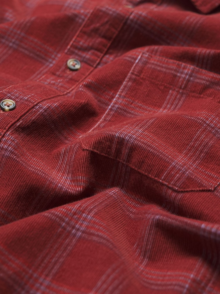 Seasalt Cornwall Red Shoreman Shirt - Image 5 of 5 Seasalt Cornwall Red Shoreman Shirt - Image 5 of 5