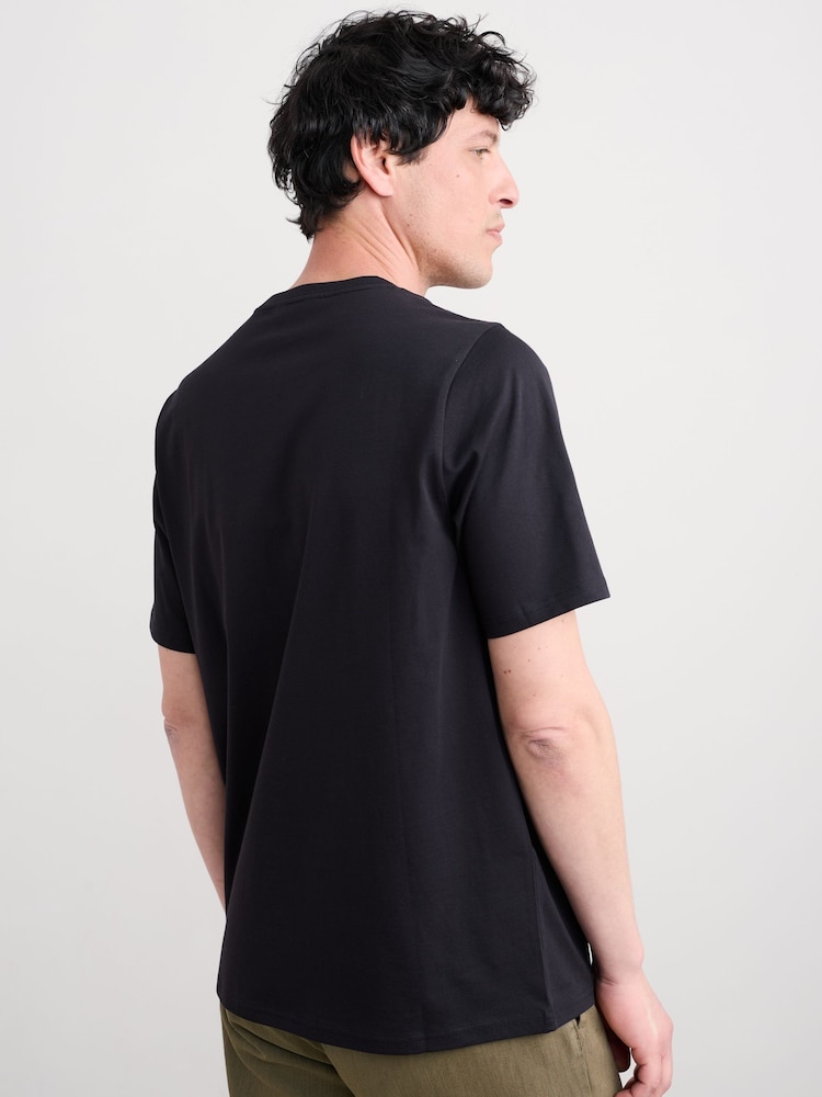 Schwarz - Seasalt Cornwall Herren Midwatch T-Shirt - Bild 2 von 5