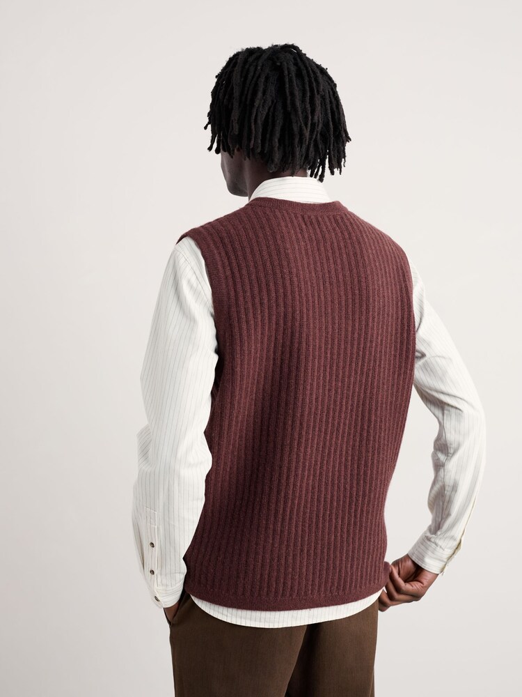 Seasalt Cornwall Brown Lowdy Vest - Image 2 of 5 Seasalt Cornwall Brown Lowdy Vest - Image 2 of 5