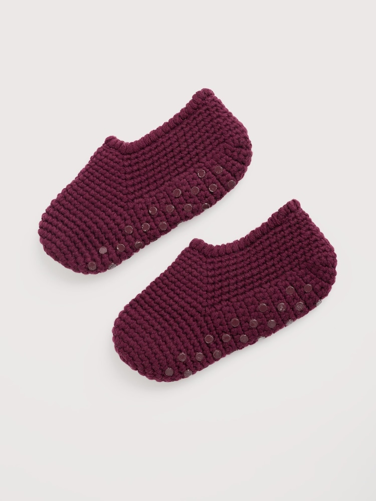 Lila - Seasalt Cornwall Quiet Room Slipper Socks - Bild 1 von 2