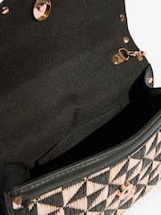 Lipsy Raffia Mono Envelope Clutch Bag - Image 7 of 7