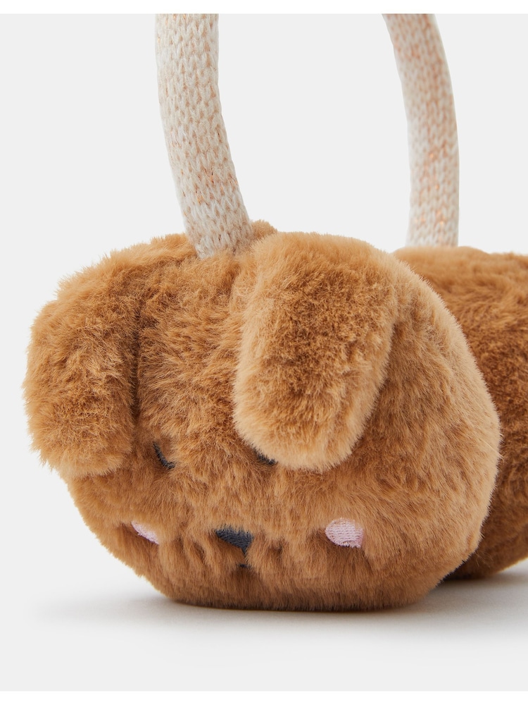 Angels By Accessorize Brown Girls Sausage Dog Earmuffs - Image 2 of 2
