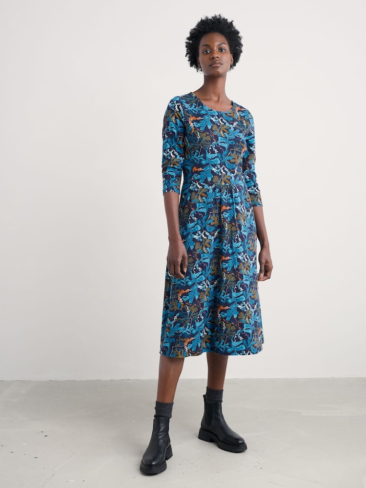 Seasalt Cornwall Green April Dress - Image 1 of 5 Seasalt Cornwall Green April Dress - Image 1 of 5