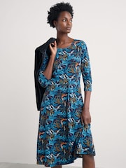 Seasalt Cornwall Green April Dress - Image 3 of 5