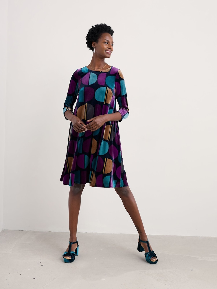 Seasalt Cornwall Blue Mahonia Dress - Image 1 of 5 Seasalt Cornwall Blue Mahonia Dress - Image 1 of 5