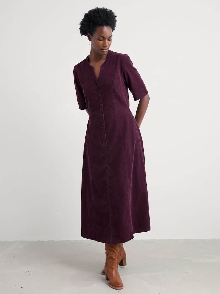 Seasalt Cornwall Purple Wightwick Dress - Image 1 of 5 Seasalt Cornwall Purple Wightwick Dress - Image 1 of 5