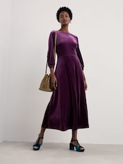 Seasalt Cornwall Purple Oak Cottage Dress - Image 1 of 5