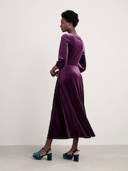 Seasalt Cornwall Purple Oak Cottage Dress - Image 2 of 5