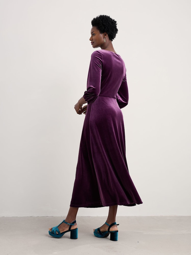 Seasalt Cornwall Purple Oak Cottage Dress - Image 2 of 5