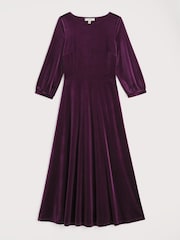 Seasalt Cornwall Purple Oak Cottage Dress - Image 4 of 5