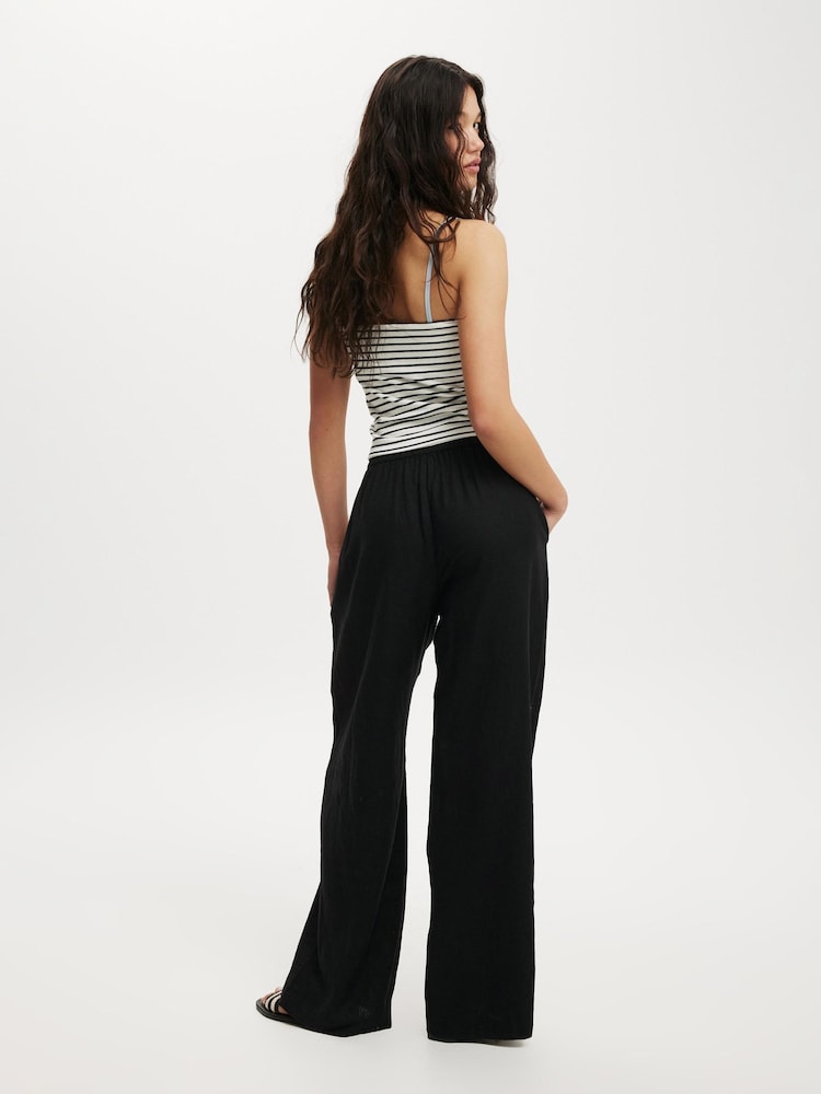 Cotton On Black Haven Wide Leg Trousers - Image 2 of 6